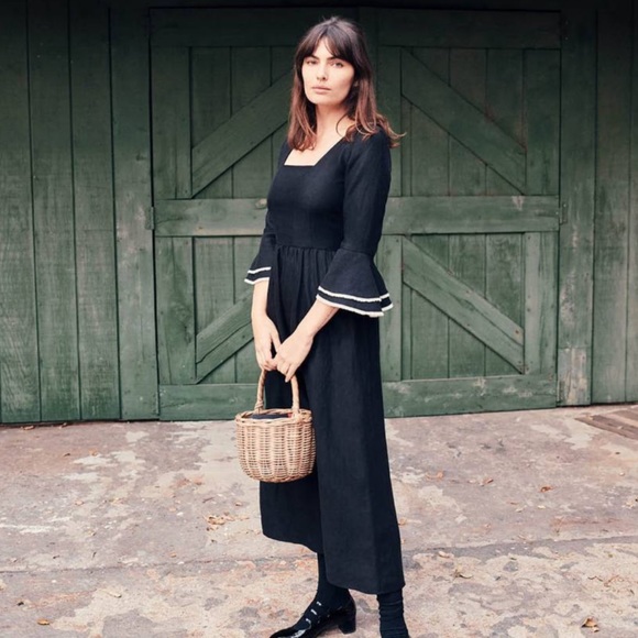 Christy Dawn Dresses & Skirts - Christy Dawn Blythe Dress in Noir Linen XL